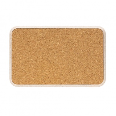 Logotrade promotional product picture of: Cork and Wheat 5.000 mAh pocket powerbank