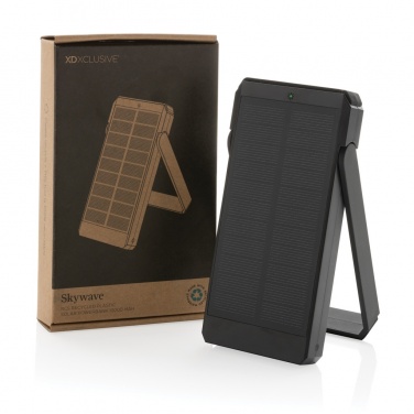 Logotrade promotional giveaway picture of: Skywave RCS recycled plastic solar powerbank 10000 mAh