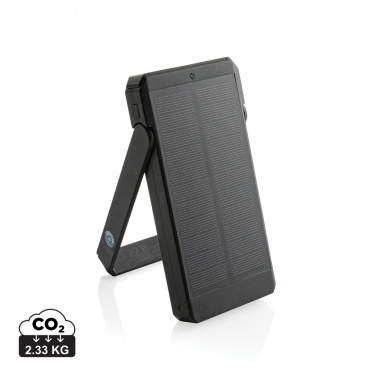 Logotrade business gifts photo of: Skywave RCS recycled plastic solar powerbank 10000 mAh