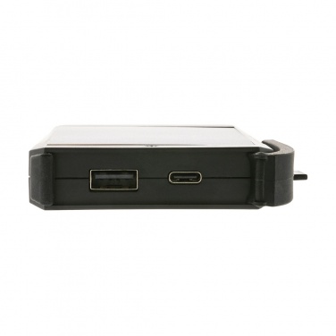 Logotrade promotional gift picture of: Skywave RCS rplastic solar powerbank 5000 mAh 10W wireless