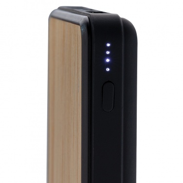 Logo trade promotional gift photo of: RCS recycled plastic 8000 mAh Wireless Powerbank