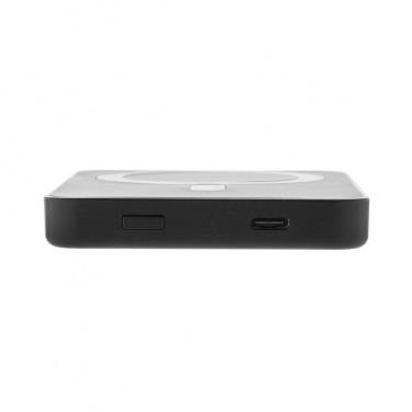 Logotrade business gift image of: Magnetix RCS recycled plastic 5000 mah magnetic powerbank