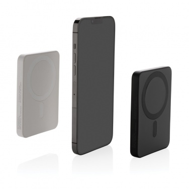Logo trade advertising product photo of: Magnetix RCS recycled plastic 5000 mah magnetic powerbank