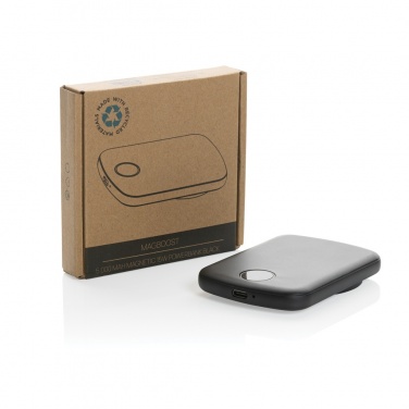 Logotrade promotional product image of: MagBoost RCS recycled plastic 5000 mah magnetic powerbank
