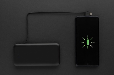 Logo trade advertising product photo of: Lockhart RCS recycled plastic 10.000 with integrated cables