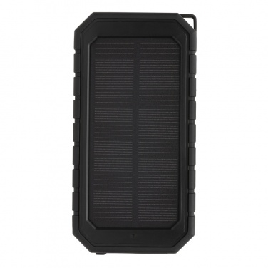 Logotrade promotional giveaway picture of: RCS recycled plastic Solar powerbank with 10W Wireless