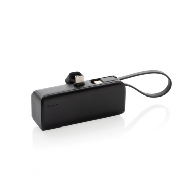 Logo trade promotional gift photo of: Powerlink RCS rplastic 3000 mah powerbank USB C connector