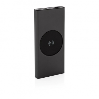 Logo trade promotional gifts image of: Terra RCS recycled 18W aluminium 10000 powerbank 10W