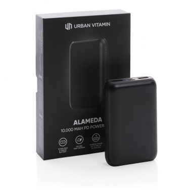 Logo trade advertising products image of: Urban Vitamin Alameda 10.000 mAh 18W PD powerbank