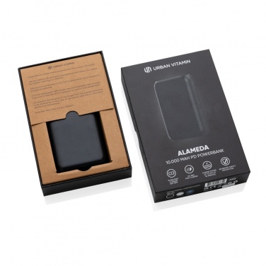 Logo trade promotional merchandise photo of: Urban Vitamin Alameda 10.000 mAh 18W PD powerbank