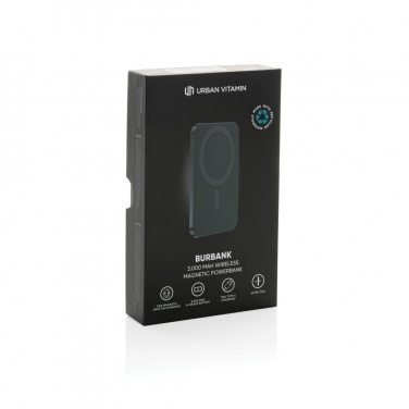 Logo trade promotional item photo of: Urban Vitamin Burbank RCS plastic/alu  3000 mah powerbank