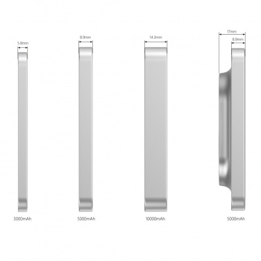 Logotrade promotional giveaway image of: Urban Vitamin Malibu RCS plastic/alu 5000 mah powerbank