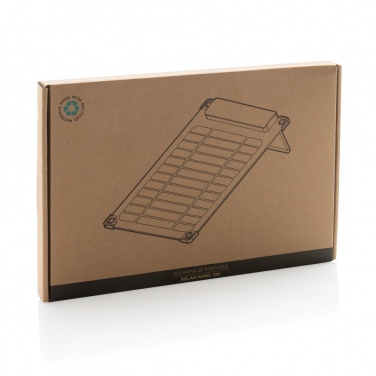 Logo trade promotional gifts image of: Solarpulse rplastic portable solar panel 5W