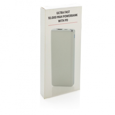 Logotrade promotional item image of: Ultra fast 10.000 mAh powerbank with PD