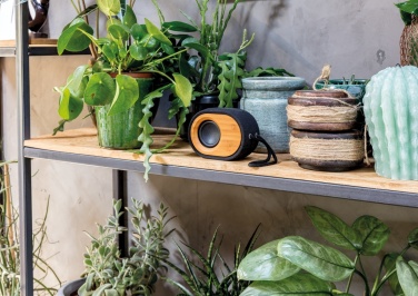 Logo trade promotional merchandise image of: Bamboo X  speaker