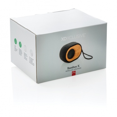 Logotrade promotional merchandise photo of: Bamboo X  speaker