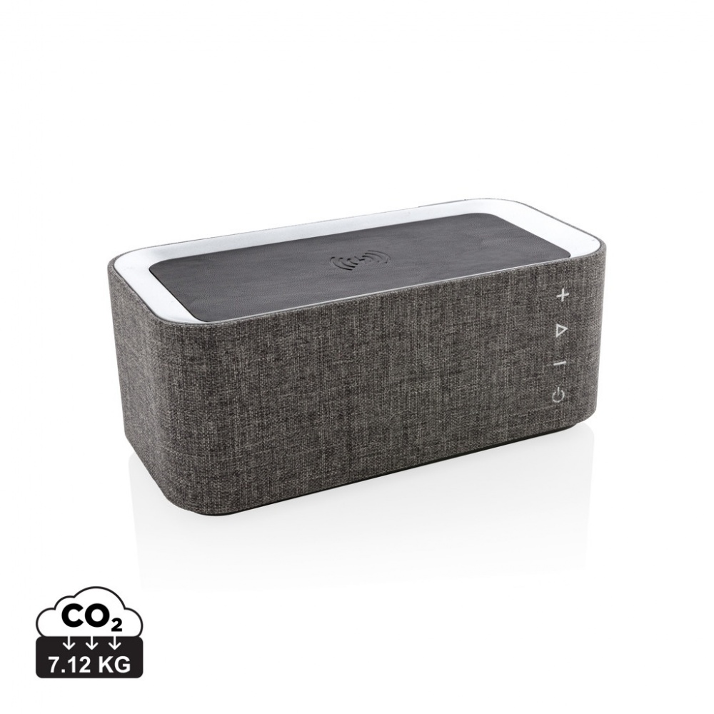 Logo trade advertising products picture of: Vogue wireless charging speaker