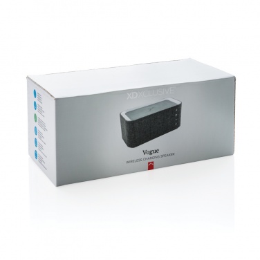 Logotrade promotional item image of: Vogue wireless charging speaker