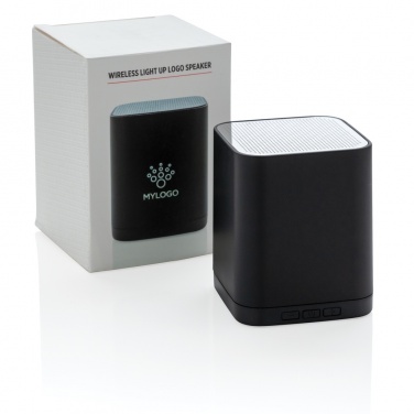 Logotrade corporate gift picture of: Light up logo wireless speaker