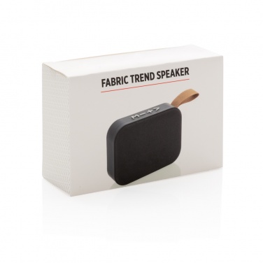 Logo trade promotional merchandise image of: Fabric trend speaker