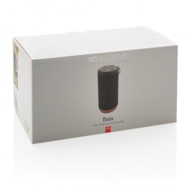 Logo trade promotional giveaway photo of: Baia 10W wireless speaker, cork