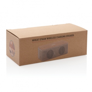 Logotrade promotional gift picture of: Wheatstraw wireless charging speaker