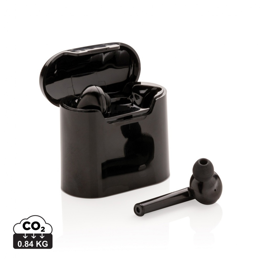 Logo trade promotional gifts picture of: Liberty wireless earbuds in charging case