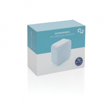 Logo trade corporate gift photo of: 3W antimicrobial wireless speaker