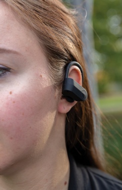 Logo trade advertising products image of: TWS sport earbuds in charging case