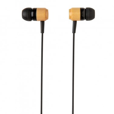 Logotrade promotional giveaway picture of: Bamboo wireless earbuds