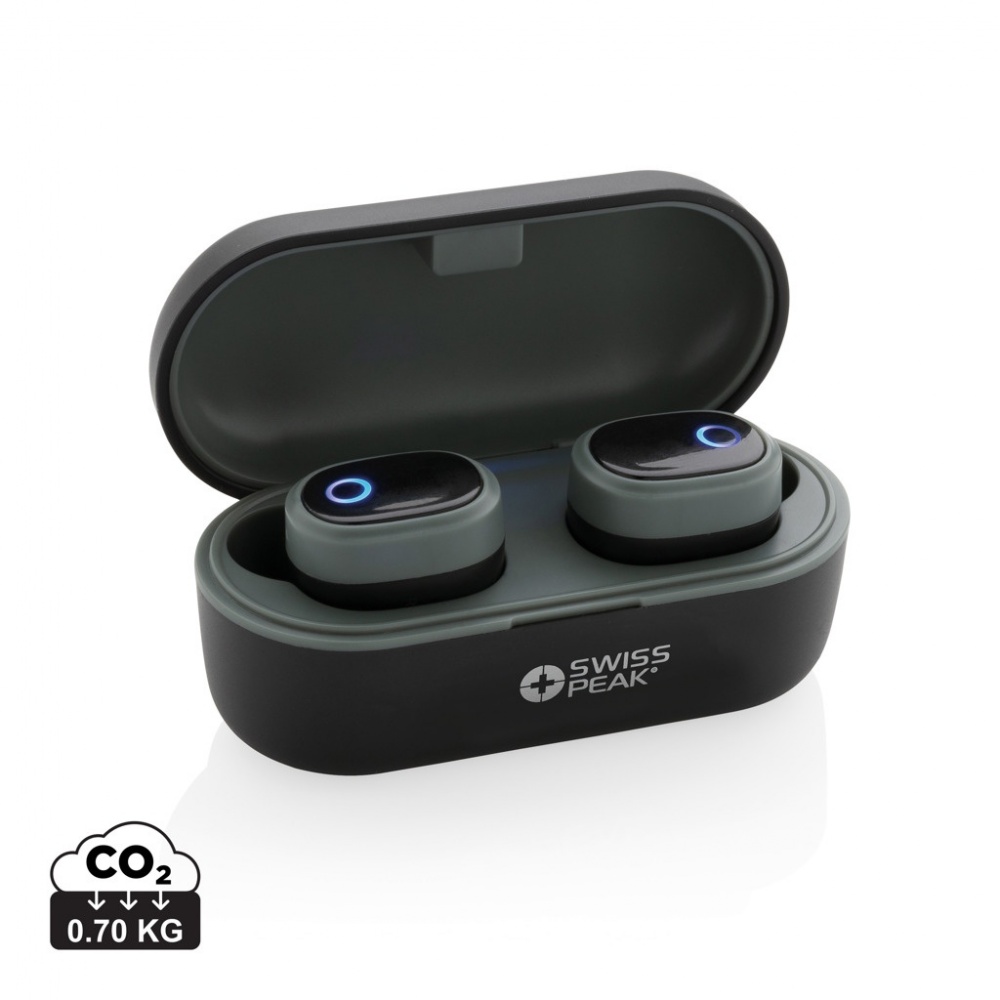 Logo trade business gift photo of: Swiss peak TWS earbuds