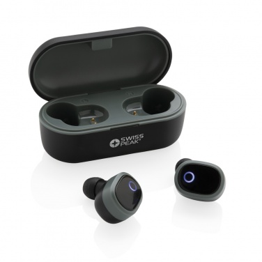 Logo trade promotional items image of: Swiss peak TWS earbuds