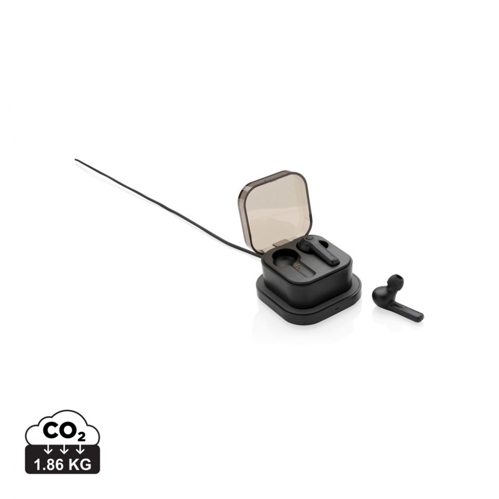Logotrade business gifts photo of: TWS earbuds in wireless charging case