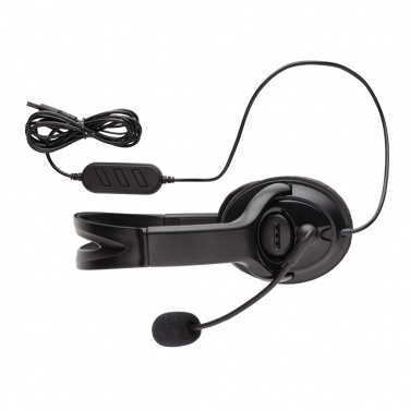 Logo trade promotional merchandise photo of: Over ear wired work headset