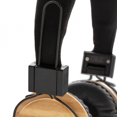 Logotrade promotional products photo of: Bamboo wireless headphone