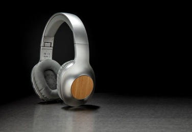 Logo trade promotional product photo of: Dakota Bamboo wireless headphone