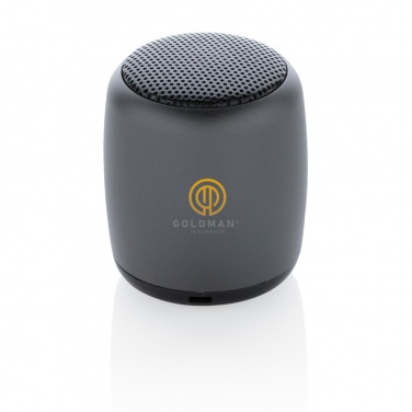 Logo trade promotional giveaway photo of: Mini aluminium wireless speaker