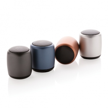 Logo trade promotional products picture of: Mini aluminium wireless speaker