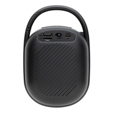 Logo trade promotional gifts image of: RCS recycled plastic Lightboom 5W Clip speaker