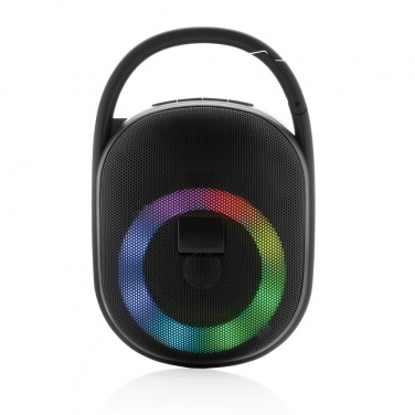 Logo trade promotional merchandise image of: RCS recycled plastic Lightboom 5W Clip speaker