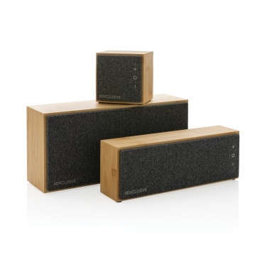 Logo trade promotional product photo of: Wynn 10W bamboo wireless speaker