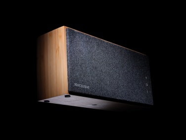Logo trade corporate gifts image of: Wynn 20W bamboo wireless speaker