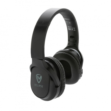 Logotrade promotional item picture of: RCS recycled plastic Elite Foldable wireless headphone
