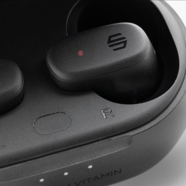 Logo trade promotional giveaways image of: Urban Vitamin Gilroy hybrid ANC and ENC earbuds