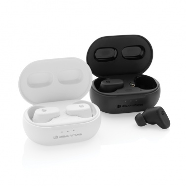 Logo trade promotional items image of: Urban Vitamin Gilroy hybrid ANC and ENC earbuds