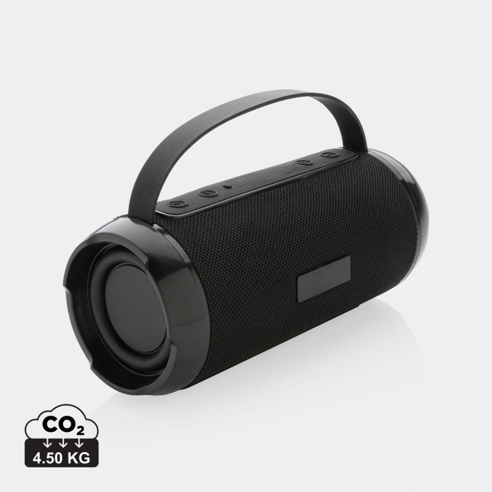 Logo trade promotional items picture of: RCS recycled plastic Soundboom waterproof 6W speaker