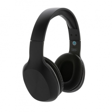 Logotrade promotional gift image of: RCS recycled plastic JAM wireless headphone