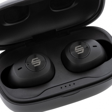 Logo trade promotional merchandise picture of: Urban Vitamin Palm Springs RCS rplastic ENC earbuds