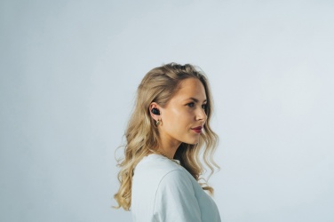 Logotrade advertising products photo of: Urban Vitamin Palm Springs RCS rplastic ENC earbuds