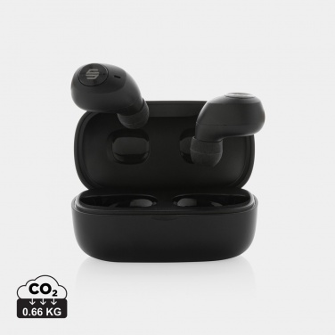 Logo trade promotional gifts image of: Urban Vitamin Palm Springs RCS rplastic ENC earbuds